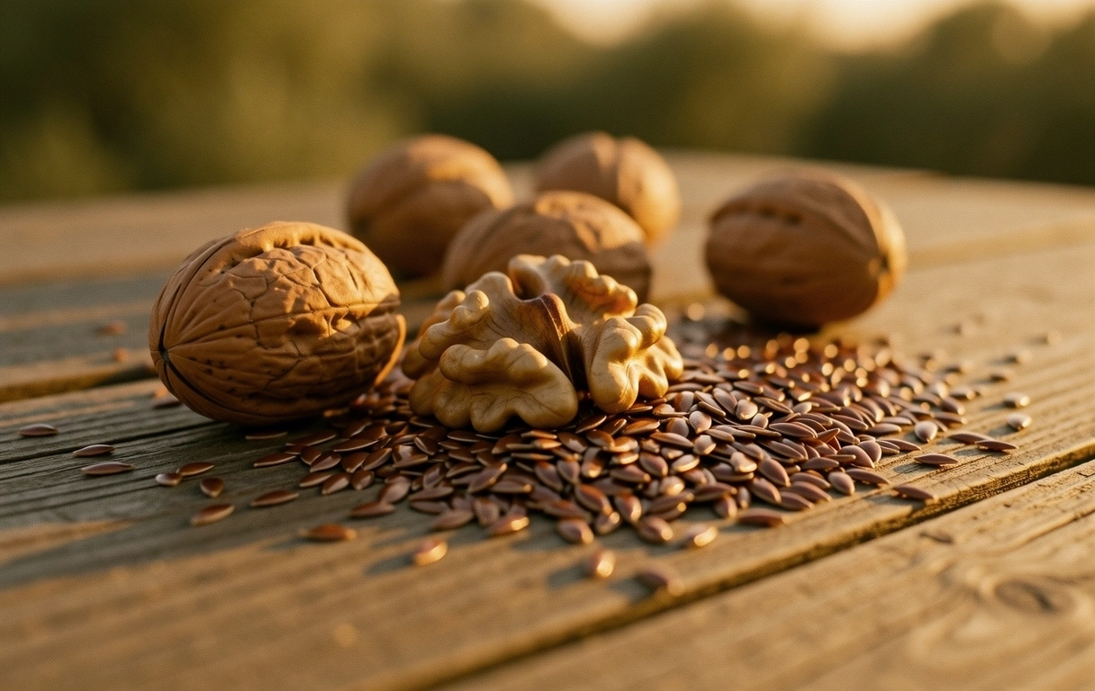 Frutos secos fuente de Omega-3